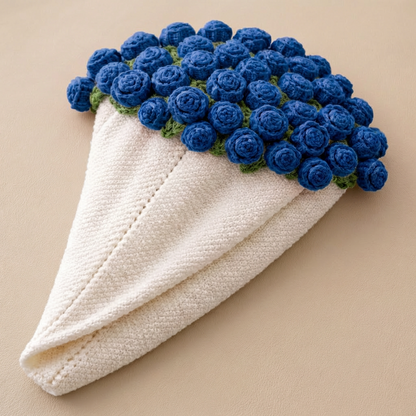 Szerelmi rózsák - Kézzel horgolt csokor